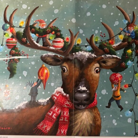 SOLD Board Walk Puzzle Company - Christmas in the Antlers - 500 pieces - Picture 4 of 6